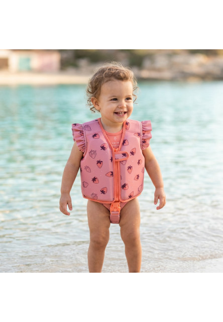 Plavecká vesta pro děti Strawberry 1-2 roky