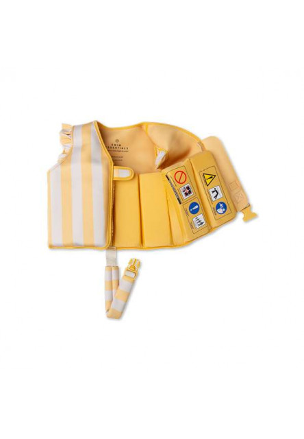 Plavecká vesta pro děti Yellow Flower 3-6 let