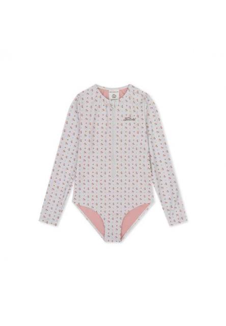 Plavky s dlouhým rukávem s UPF 50+ Cozy Hearts