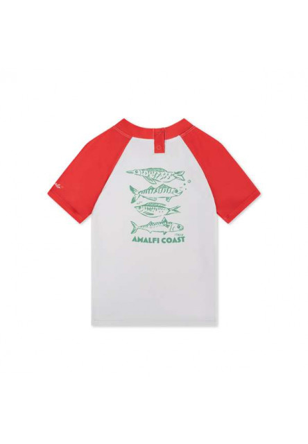 Koupací tričko s UPF 50+ Catch of the Day Červené