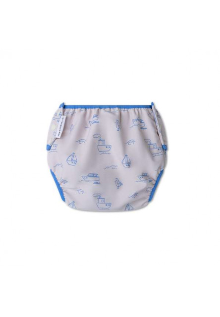 Plavky pro miminka s UPF 50+ Little Seagull Bílé