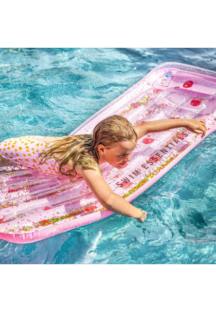 Nafukovací lehátko Puntiky se třpytkami