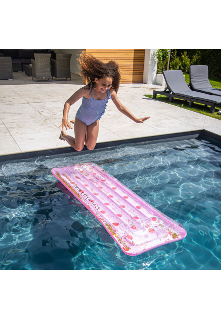 Nafukovací lehátko Puntiky se třpytkami