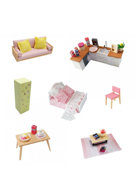 miniatúra domčeka Dom Anniny ružové melódie