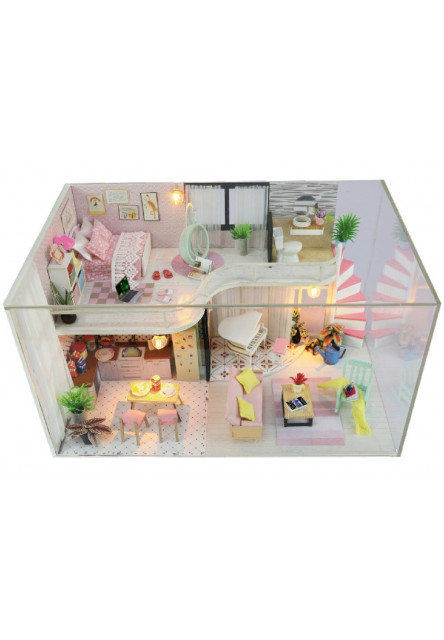 miniatúra domčeka Dom Anniny ružové melódie