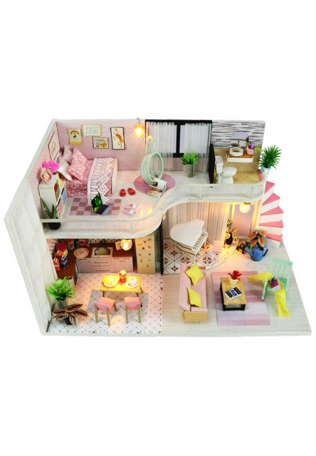 miniatúra domčeka Dom Anniny ružové melódie