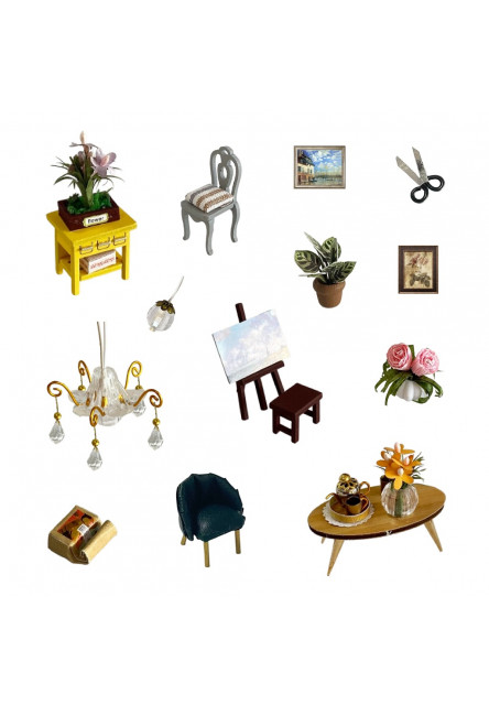 miniatúra domčeka Pavilón stavby snov