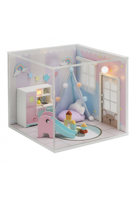 miniatúra domčeka Dúhový dom