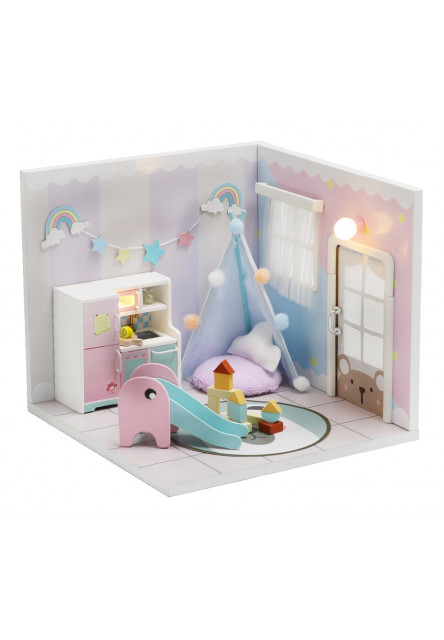 miniatúra domčeka Dúhový dom