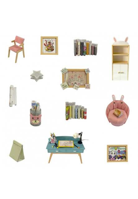 miniatúra domčeka Študovňa