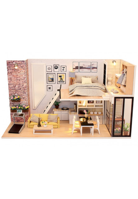 miniatúra domčeka Dom šťastia