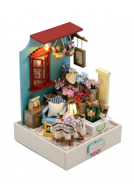 Miiniatúra domčeka Izba kvetinového odpočinku