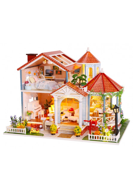 miniatúra domčeka Dom farebné glazúry