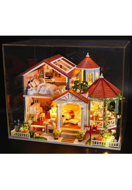 miniatúra domčeka Dom farebné glazúry