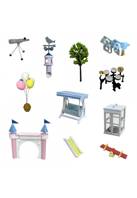 miniatúra domčeka Rozprávkový zámok