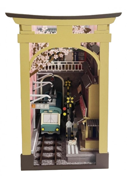 Zarážka na knihy Miniatúra domčeka Sakurové prázdniny