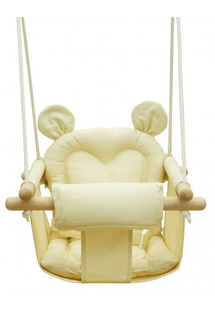 Hojdačka Macko béžová