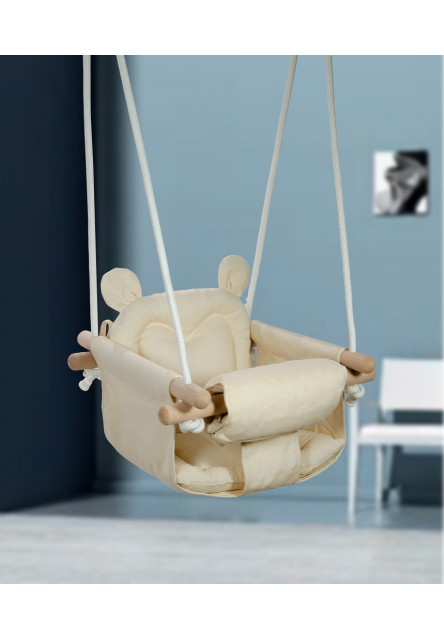 Hojdačka Macko béžová