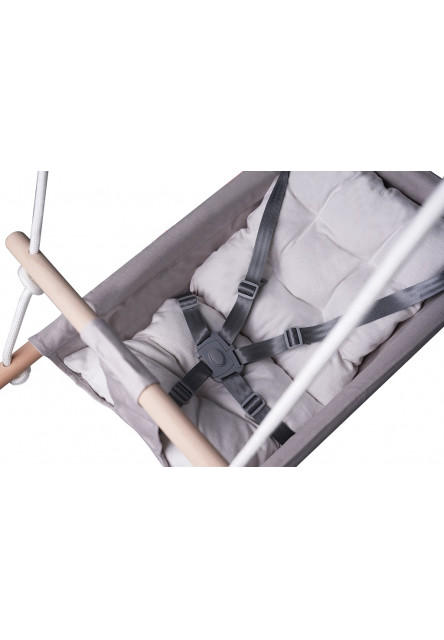 Hojdačka pre najmenších šedá