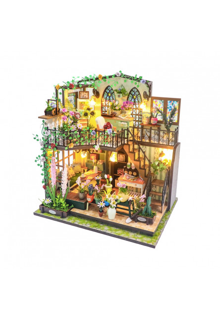 Miniatúra domčeka Darcyin kvetinový dom