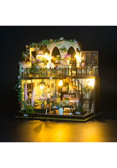 Miniatúra domčeka Darcyin kvetinový dom