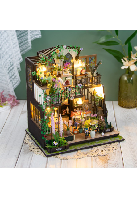 Miniatúra domčeka Darcyin kvetinový dom