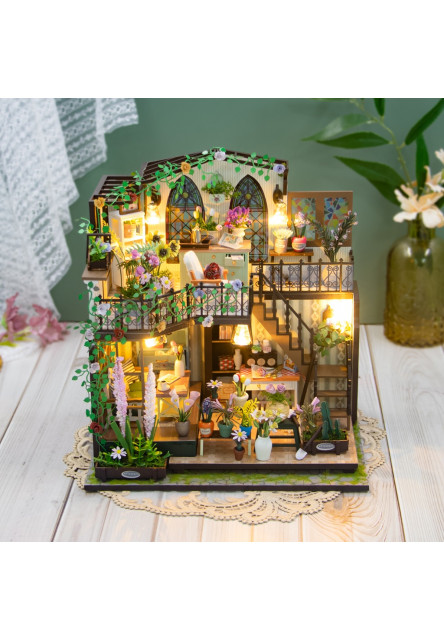 Miniatúra domčeka Darcyin kvetinový dom