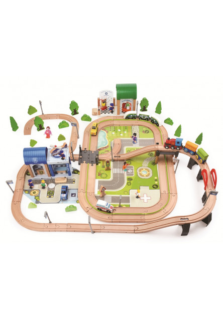 Vláčikodráha Mesto a Dedina 200 dielov