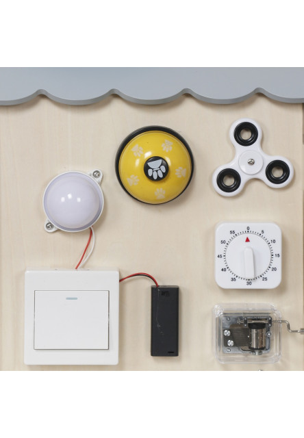 Activity board Domček šedý