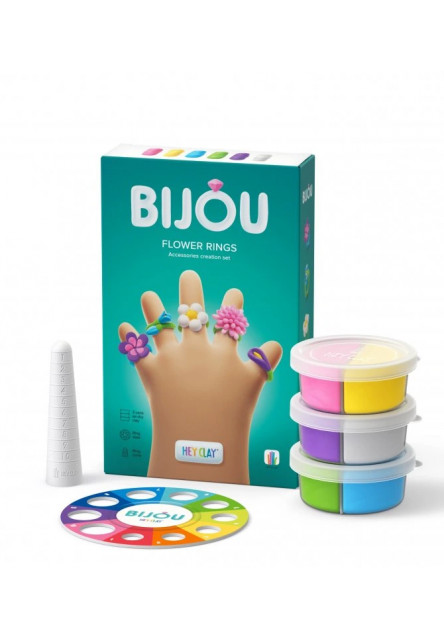 Hey Clay Bijou květinové prstýnky