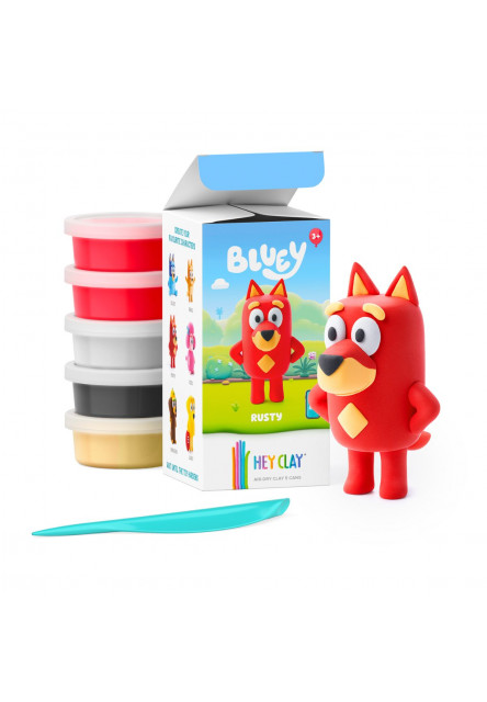 Hey Clay Bluey Rusty