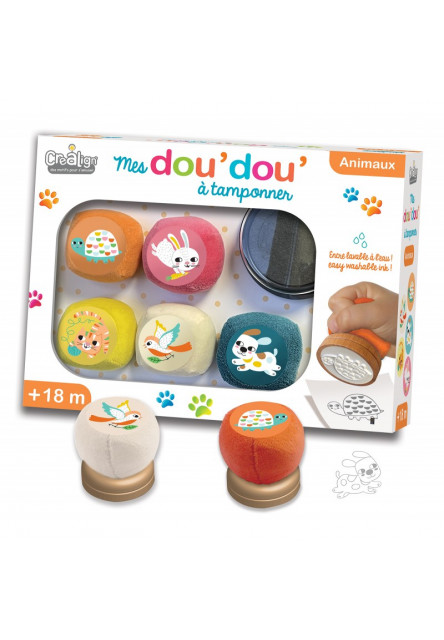 Plyšová razítka pro nejmenší Zvířátka