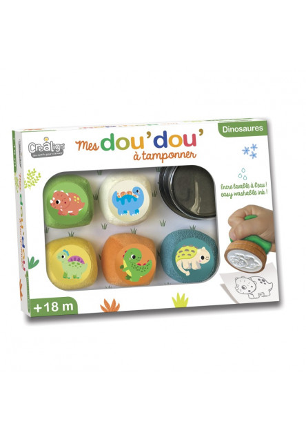 Plyšové razítka pro nejmenší Dinosaury