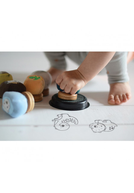 Plyšové razítka pro nejmenší Dinosaury