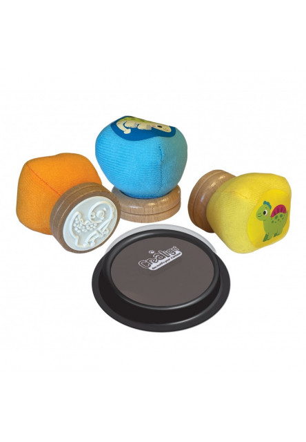 Plyšové razítka pro nejmenší Dinosaury