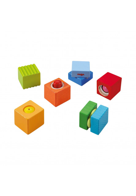 Prvé objavovacie kocky pre najmenších Zvukové vnímanie od 12 mesiacov