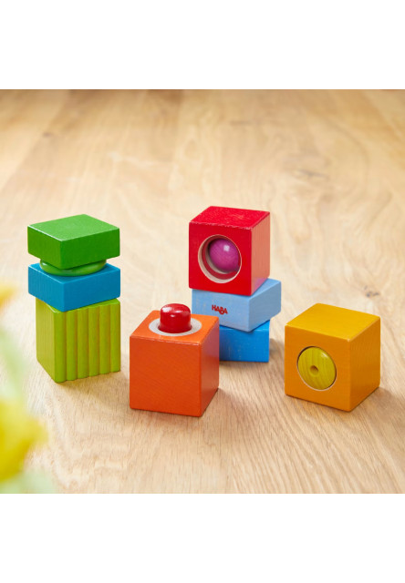 Prvé objavovacie kocky pre najmenších Zvukové vnímanie od 12 mesiacov