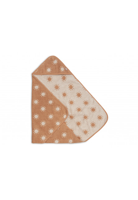 Osuška s kapucí froté 75x75 cm Jacquard Sun