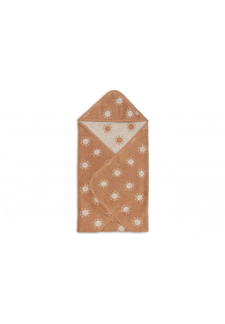 Osuška s kapucí froté 75x75 cm Jacquard Sun