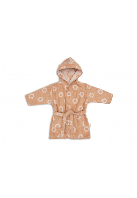 Župan froté 1-2 roky Jacquard Flower