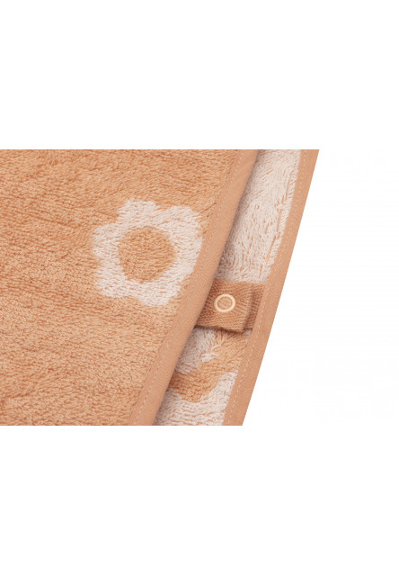 Osuška pončo froté Jacquard Flower