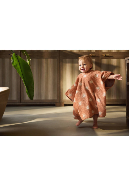 Osuška pončo froté Jacquard Sun