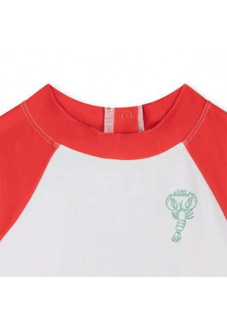 Koupací tričko s UPF 50+ Catch of the Day Červené