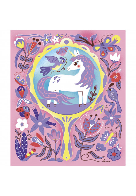 Atelier Kreatívna sada Mini Jednorožci Vyškrabovanie a Lapač slnka