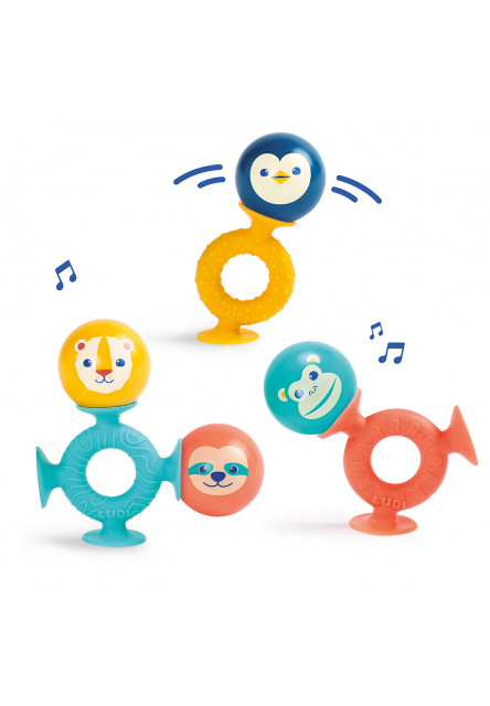 Chrastítka s přísavkou Smac Pop