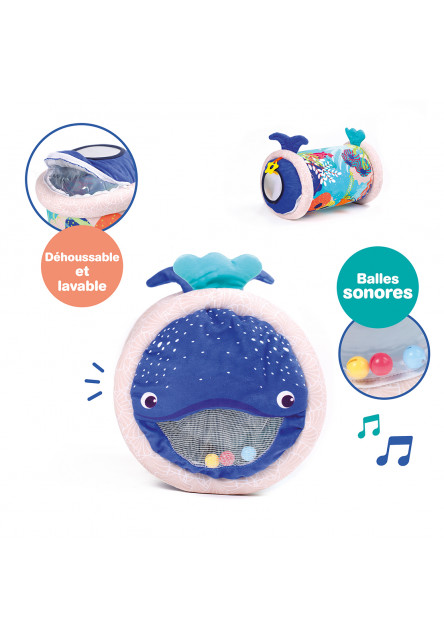 Nafukovací válec s aktivitami Velryba