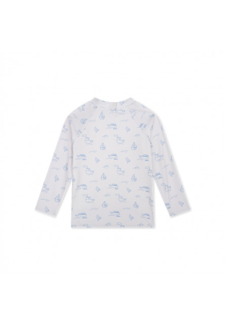 Koupací tričko s UPF 50+ Little Seagull Bílé