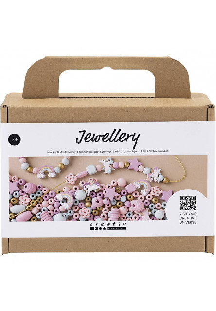 Kreativní sada Šperky z korálků pastelové barvy