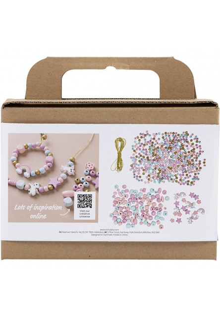Kreativní sada Šperky z korálků pastelové barvy