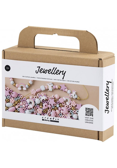 Kreativní sada Šperky z korálků pastelové barvy